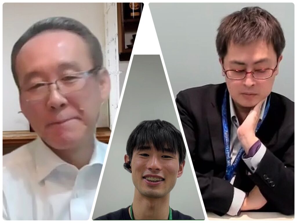 日本電気株式会社/藤本さん
本プログラム担当PC/後藤
日本電気株式会社/土田さん